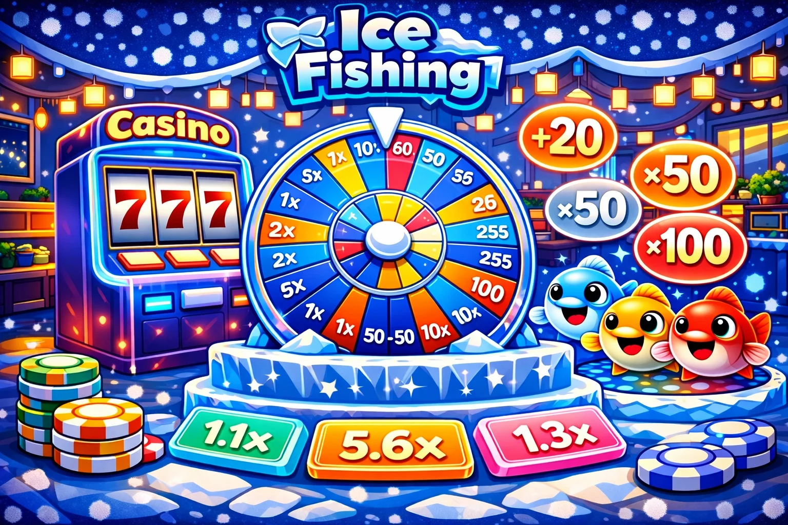 Ice Fishing cassino.